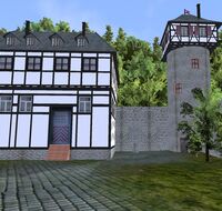 Satdtmauer Oberursel: Snapshot aus 3D Stadtmodel